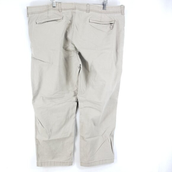 L.L Bean Classic Fit Pants Men's Size 42/29 Tan - Picture 3 of 7